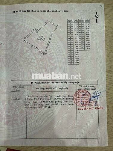 Cần bán 14.800m2 đất đã làm khu du lịch sinh thái