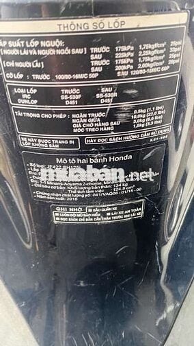 Honda Sh 125 cuối 2015 smartkey