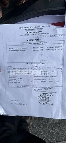 Nhà 1 trệt 1 lầu 4PN KDC Nam Hùng Vương, An Lạc Bình Tân giá 6,5 tỷ