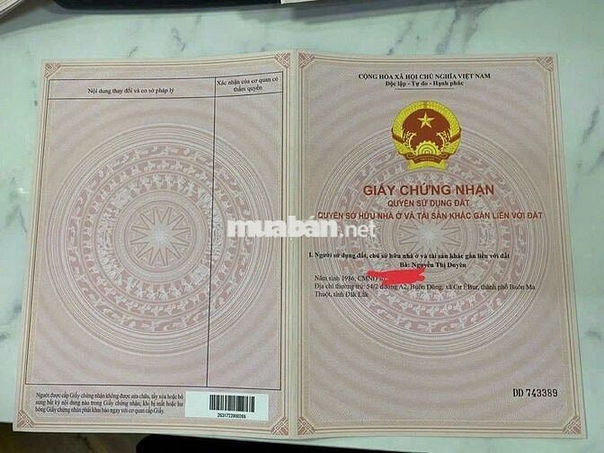 Đất sổ đỏ 100m2 đường quốc lộc, Đồng Nai