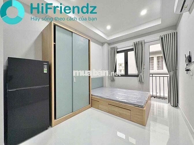 siêu phẩm chdv lhu Phan Xích Long - phòng studio ban công mới 100%