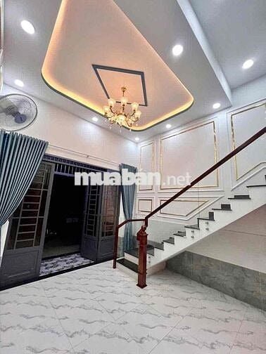 Nhà đẹp 4*10,6m 3PN hẻm 5m ô tô 1/ ngắn Đường Bộ Đội An Điền Vĩnh LộcA