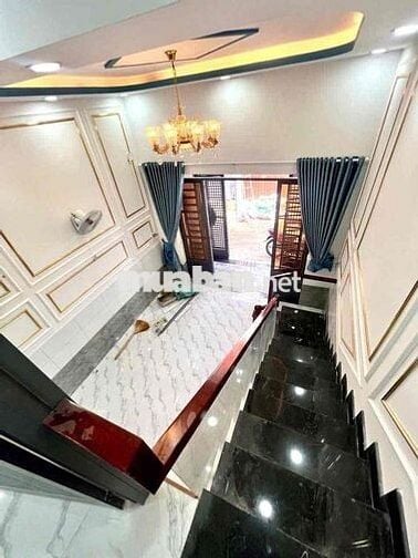 Nhà đẹp 4*10,6m 3PN hẻm 5m ô tô 1/ ngắn Đường Bộ Đội An Điền Vĩnh LộcA