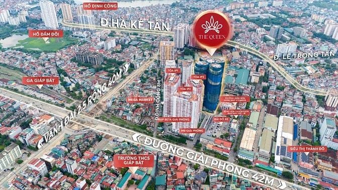 Tâm điểm đầu tư 2025: The Queen 360Giải Phóng định hình chuẩn sống mới