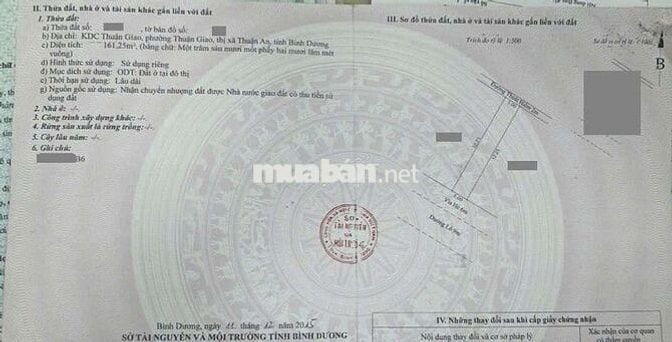 Đất kdc Thuận Giao phường Thuận Giao  Tp Thuận An