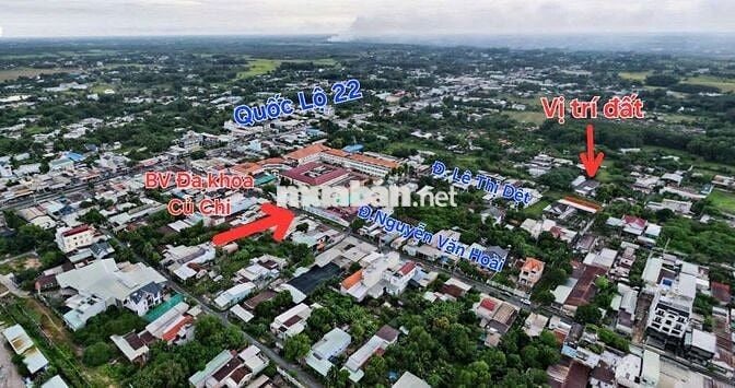 Chủ ngộp cần bán gấp lô đất ở Lê Thị Dệt gần QL22 & BV Đa khoa Củ Chi