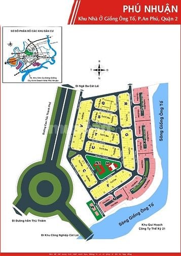 Bán đất An Phú dự án Phú Nhuận đường Thân Văn Nhiếp Q2 gần chợ 132m2