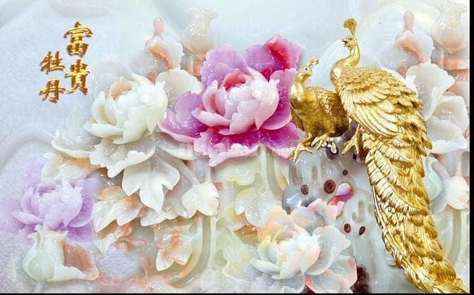 Tranh gạch 3d dán tường sau ti vi - CX322