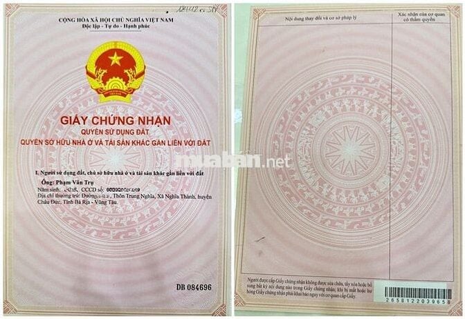 Bán lô Tái định cư Sonadezi Suối Nghệ, đường D18, vị trí cực đẹp