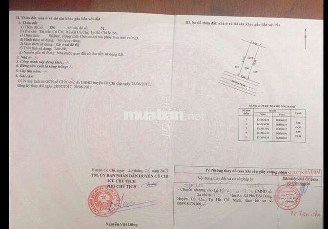 Chủ ngộp bán gấp lô đất gần Bến Xe Củ Chi Giá 1 tỷ , Sổ Hồng Riêng
