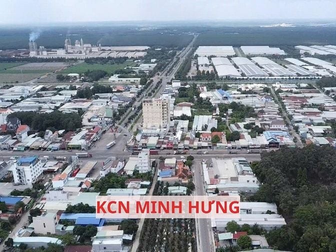 Đất liền kề KDL Hoa Việt, cạnh KCN Minh Hưng. 