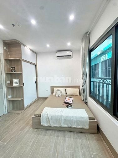 BÁN TOÀ CCMN XÃ ĐÀN, LÔ GÓC, 50M2×7T, 16PKK, MT 5M,85TR/THÁNG, 17.9 TỶ