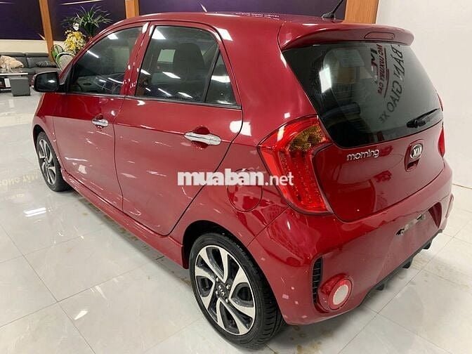Kia Morning 2016 Si 1.25 AT - 51000km 1 chủ màu đỏ