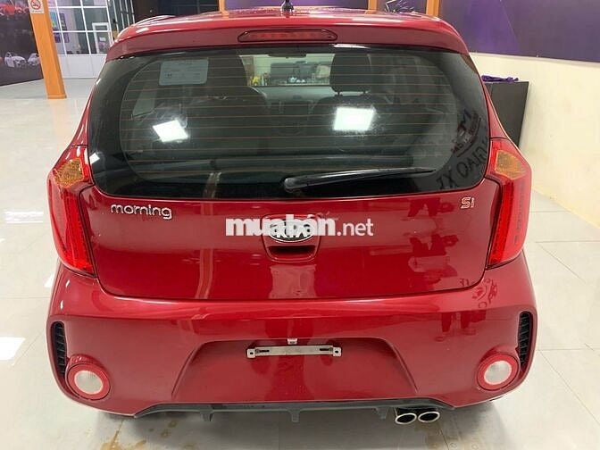Kia Morning 2016 Si 1.25 AT - 51000km 1 chủ màu đỏ