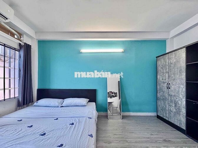 Căn hộ chính chủ full nội thất tách bếp có ban công lớn khu bùi viện