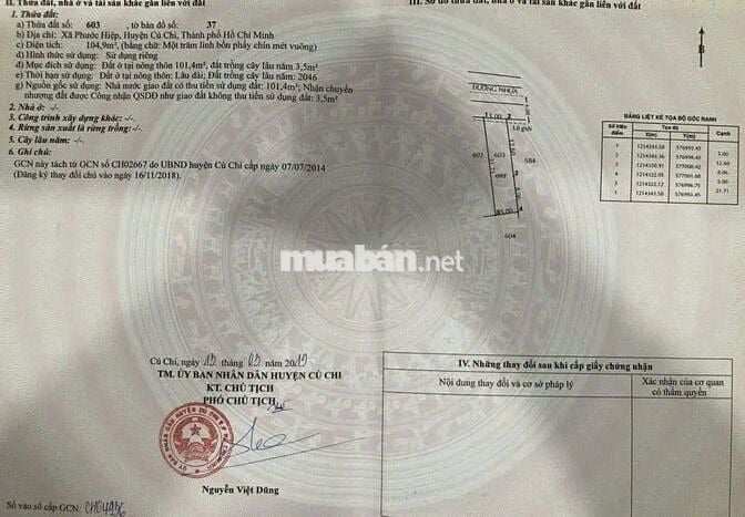 Đất Ngộp Giá Rẻ 850tr - 105m2 Đường Cây Trôm Mỹ Khánh , Sổ Hồng Riêng