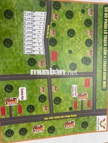 Bán Đất Thạch Bình .Giá :145 tr/lô