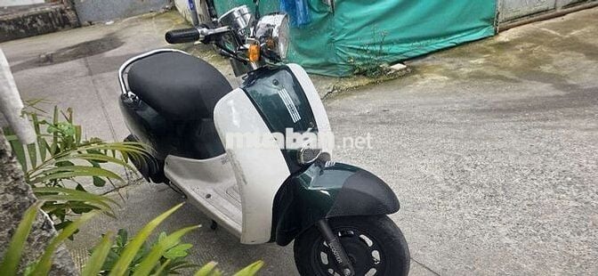 Xe tay ga Crea Scoopy 50cc màu xanh trắng