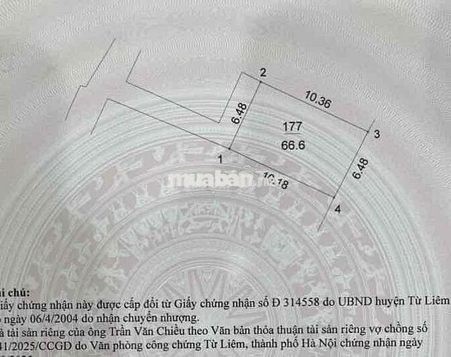 Tôi chính chủ bán đất Phố Kiều Mai, giá 159tr/m