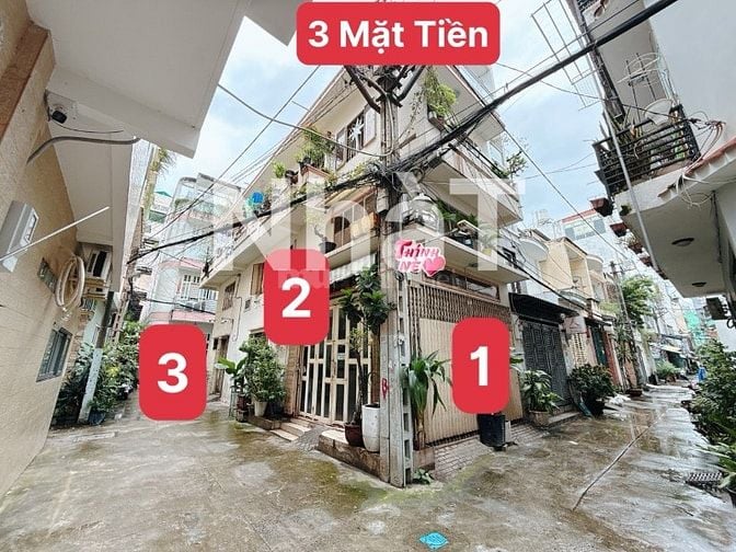 Hàng hiếm ● BÁN NHÀ 3 GÓC MẶT TIỀN / HẺM XE HƠI THÔNG THOÁNG ●