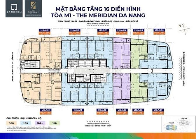 Vốn ban đầu 2.2tỉ sở hữu ngay căn GÓC 2PN/80m2 ngắm trọn phao hoa DIFF