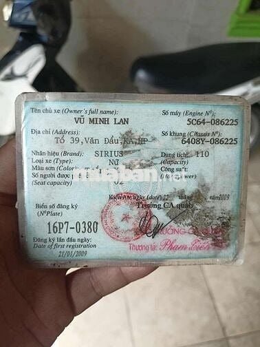 Bán xe Yamaha Sirius