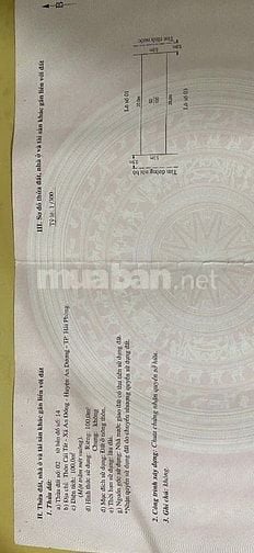 Bán đất lô góc Cái Tắt An Dương Hải Phòng