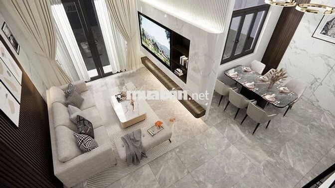 Nhà trệt 2 lầu hiệp an full nội thất sec đại lộ bình dương vào 100m