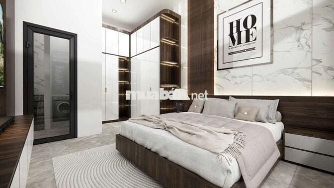 Nhà trệt 2 lầu hiệp an full nội thất sec đại lộ bình dương vào 100m