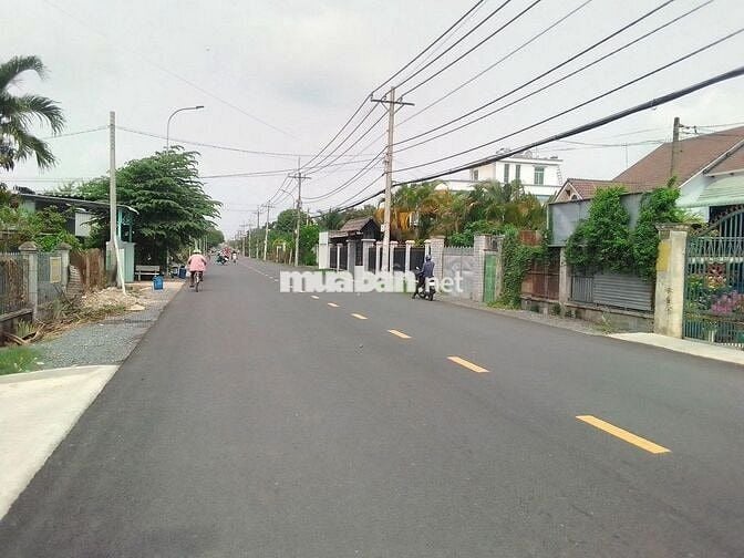 Đất mặt tiền gần kcn tây bắc Củ Chi giá chỉ 1,2 tỷ 102m2 sổ hồng riêng