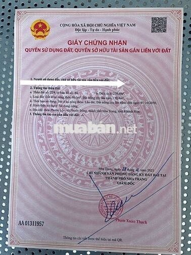 Cơ hội đầu tư vàng đất đẹp + dãy trọ sẵn thu nhập tại Phước Đồng