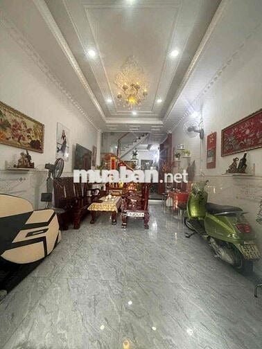 Nhà đẹp 4*17m 4PN hẻm thông 6m Số Nhà Huyện 2/ Chợ Liên Ấp 2-6 V.Lộc A