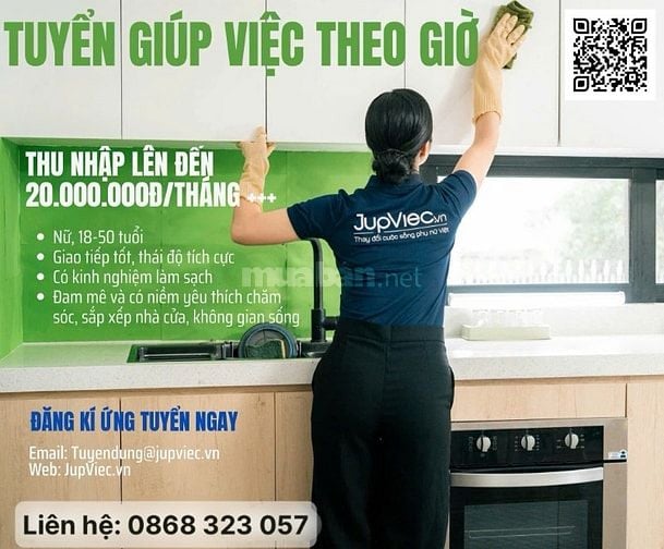 Tuyển Giúp Việc Gia Đình Theo Giờ Tại Hà Nội