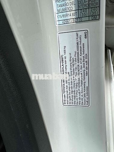 Toyota Wigo tự động 2024 -13,000 km HÃNG BẢO HÀNH