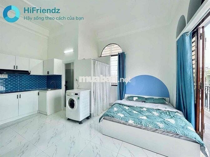 Phòng siêu sáng – full tiện nghi, máy giặt riêng, ban công view thành