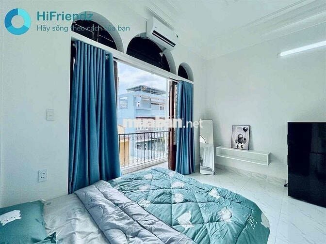 Phòng siêu sáng – full tiện nghi, máy giặt riêng, ban công view thành