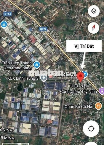 Đất vườn 534m2 Đ. Suối Sâu Thị xã Trảng Bàng, giá 850 triệu, SHR