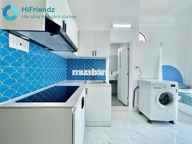 Phòng siêu sáng – full tiện nghi, máy giặt riêng, ban công view thành