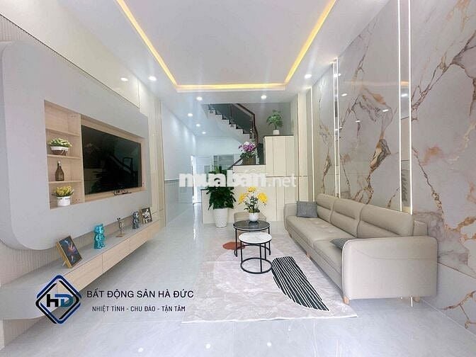 Nhà trệt 3 lầu 5x20 hêm 6m thông gần chợ Trần Thị Cờ