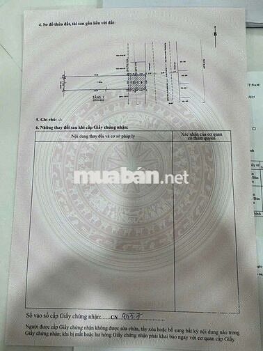 ĐẤT MẶT TIỀN ĐƯỜNG SỐ 8 - 4,1M X 25M - ĐƯỜNG 10M 8 TỶ 300TR TL