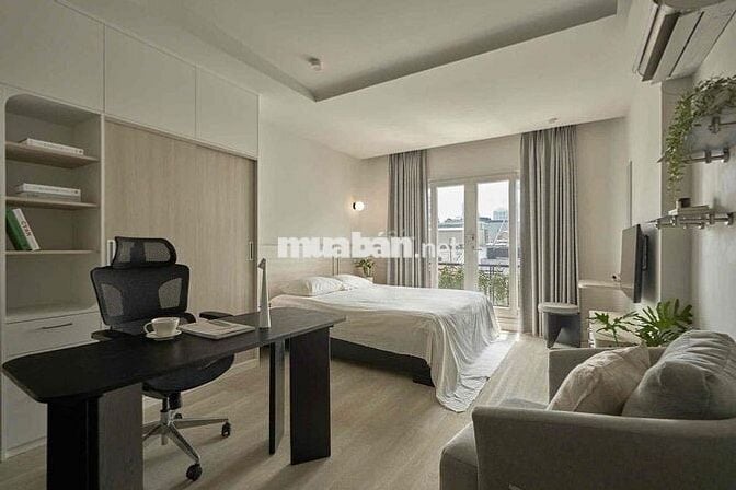 HT 1pn studio gần vòng xoay lăng cha cả,cv hoàng văn thụ,lotte 55m2