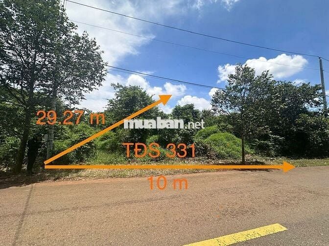 Ngân hàng thanh lý lô đất mặt tiền đường nhựa 7m- ngang 10m-100m2 thổ