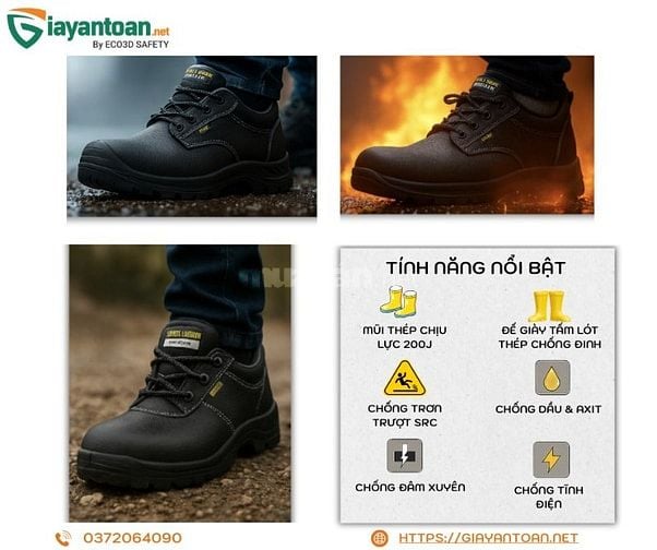 Giày bảo hộ chống va đập Safety Jogger Bestboy S3