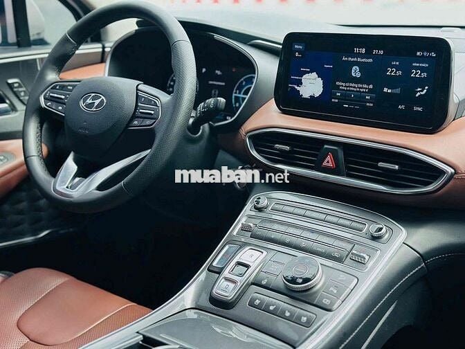 Santafe 2.2D model 2022 màu trắng đẹp xin mời