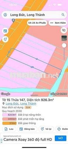 CẦN BÁN GẤP 2 LÔ ĐẤT LONG ĐỨC – LONG THÀNH- SÂN BAY LONG THÀNH