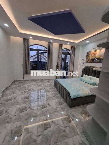 Xe hơi ngủ trong nhà, 5x10, 4 tầng, đường Thống Nhất Q.Gò vấp