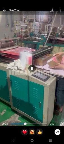 Thanh Lý máy thổi PE cỡ nhỏ và máy cắt Zipper