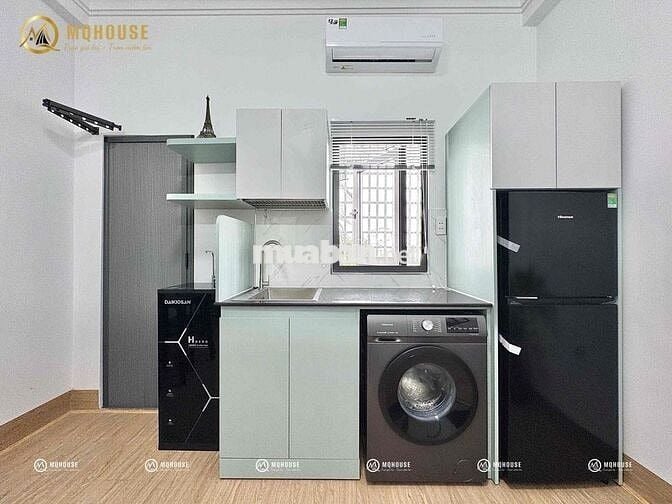 STUDIO CỬA SỔ FULL NỘI THẤT NGAY ĐỒNG ĐEN - KHU BÀU CÁT FULL NỘI THẤT