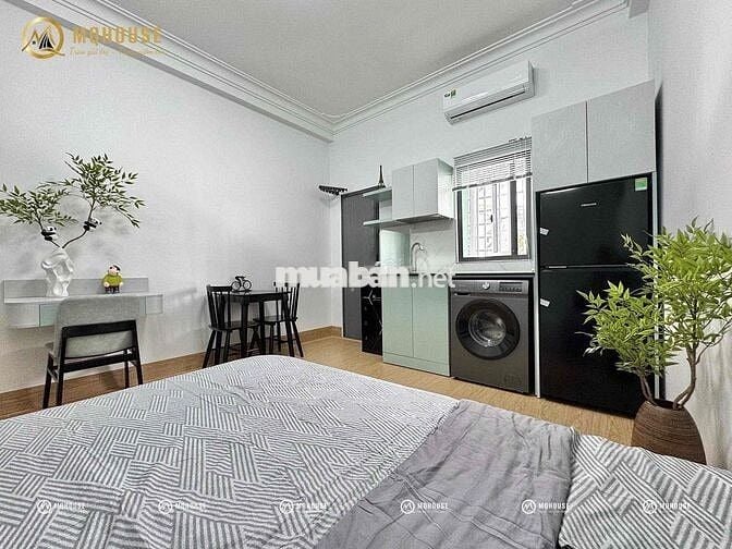 STUDIO CỬA SỔ FULL NỘI THẤT NGAY ĐỒNG ĐEN - KHU BÀU CÁT FULL NỘI THẤT