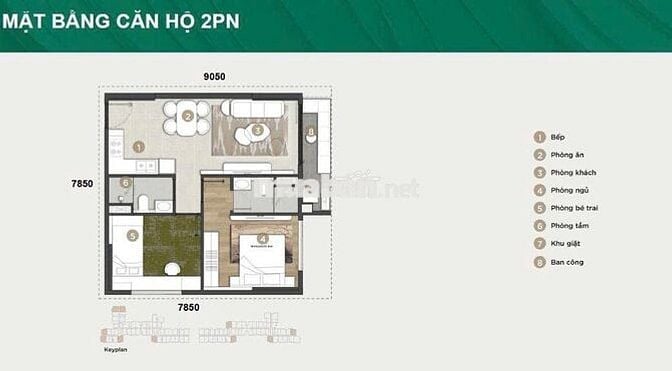 BÁN  CĂN HỘ  The Emerald Garden View - 1 tỷ 6/căn